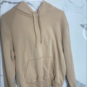 beige hoodie
